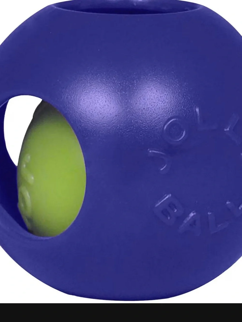Jolly Pets Teaser Ball Dog Toy, Blue, 4.5-in